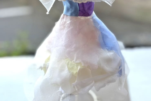 アルシュシュ 古海チエ役 中林新夏様の #Rst_10thAnniv ライブ出演祝い花 衣装再現ミニトルソーアレンジ @川口総合文化センターリリア・フカガワみらいホール