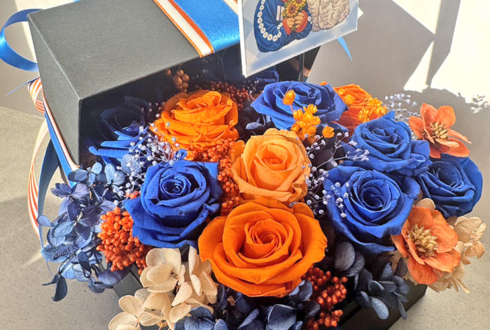 FLOP FLOW 悠哉様の生誕祭祝い花 プリザーブドフラワーBOXアレンジ @NAYUTA BLD ( ナユタビル )