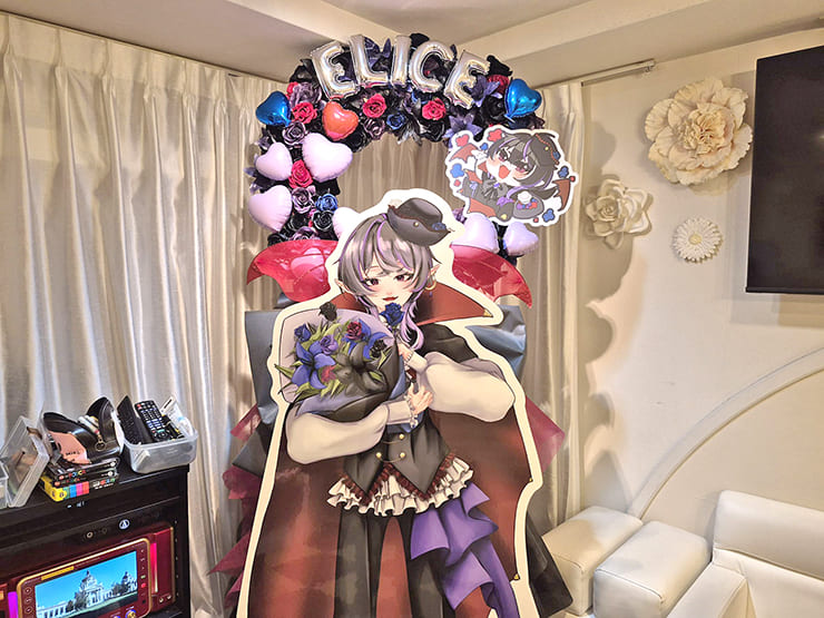 望月エリス様（えりす団長）の生誕祭祝いフラスタ @Cafe&Bar Palette