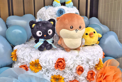 Dragon Pony様の日本デビューライブ公演祝いバースデーケーキフラスタ @WWW