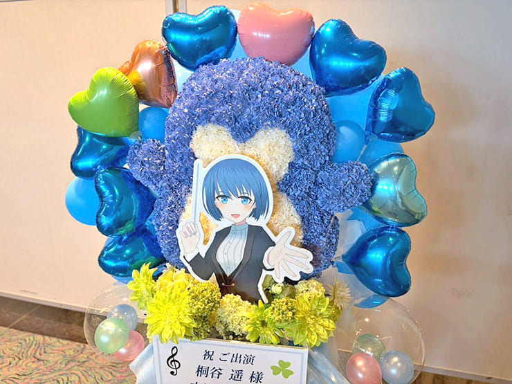 桐谷遥様 吉岡茉祐様のセカイシンフォニー2026出演祝いペンギンモチーフフラスタ @パシフィコ横浜