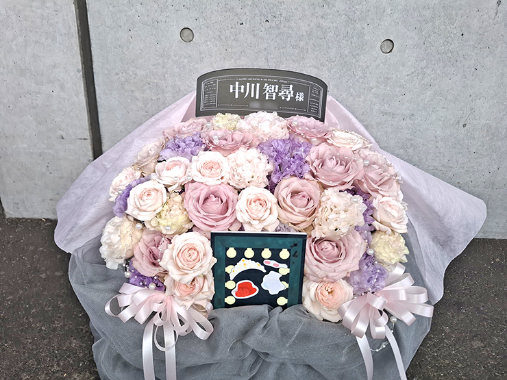 櫻坂46 中川智尋様のリアルミーグリ開催祝い花 @幕張メッセ