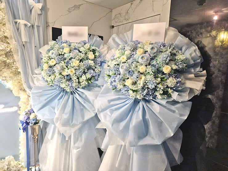 Dreamy chuume♡様のプレオープン祝いフラスタ2基 @新宿区歌舞伎町