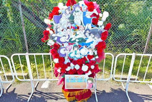 蓮ノ空女学院スクールアイドルクラブ様の #蓮ノ空6th埼玉 公演祝いブーケ組み込みフラスタ @ベルーナドーム