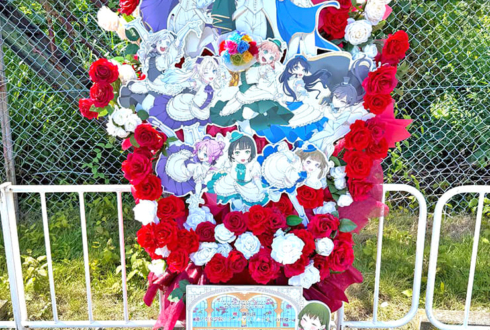 蓮ノ空女学院スクールアイドルクラブ様の #蓮ノ空6th埼玉 公演祝いブーケ組み込みフラスタ @ベルーナドーム