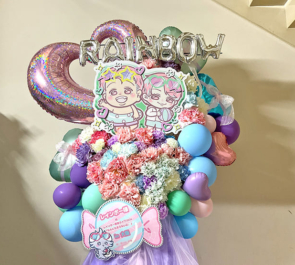 レインボー様のお笑い単独ライブ公演祝いフラスタ @なんばグランド花月