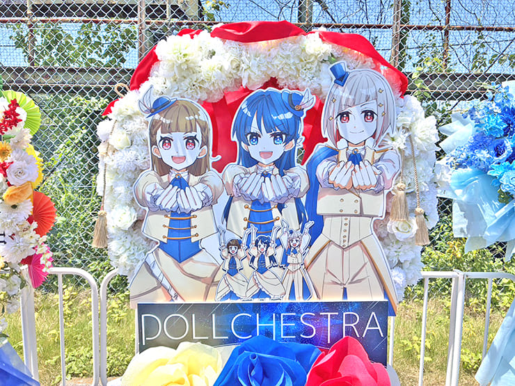 DOLLCHESTRA様の #蓮ノ空6th埼玉 公演祝いリースフラスタ @ベルーナドーム