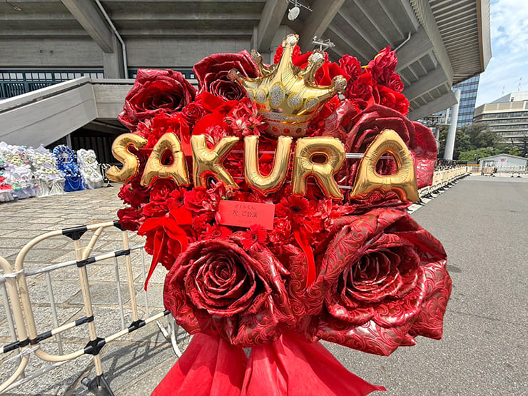 #らぶしっく さくら様のライブ公演祝いフラスタ @日本武道館