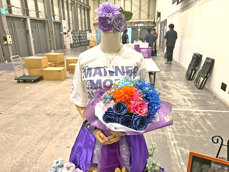 幸祜様の #V_UTAMATSURI_LIVE 出演祝いフラスタ @豊洲PIT
