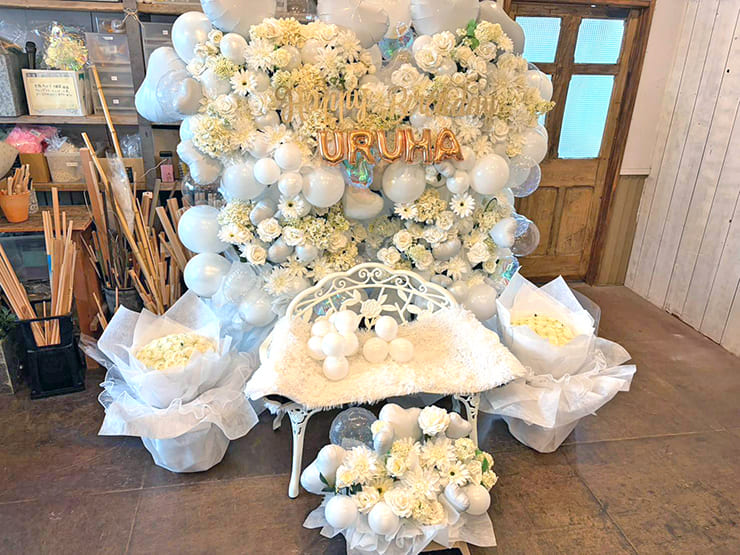 うるは様の生誕祭祝い連結フラスタ&花束 @舞々悪魔