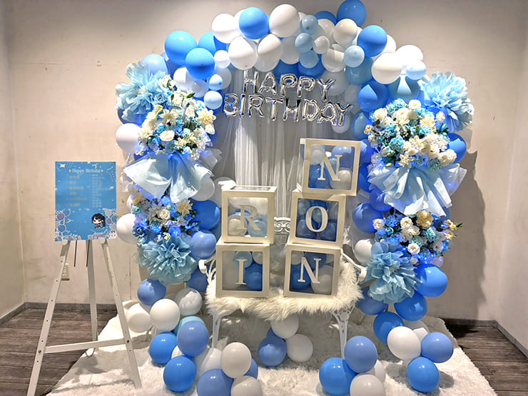 ROOKEY♡ROOKEYS 星奈りのん様の生誕祭祝い連結アーチ @SHIBUYA DESEO