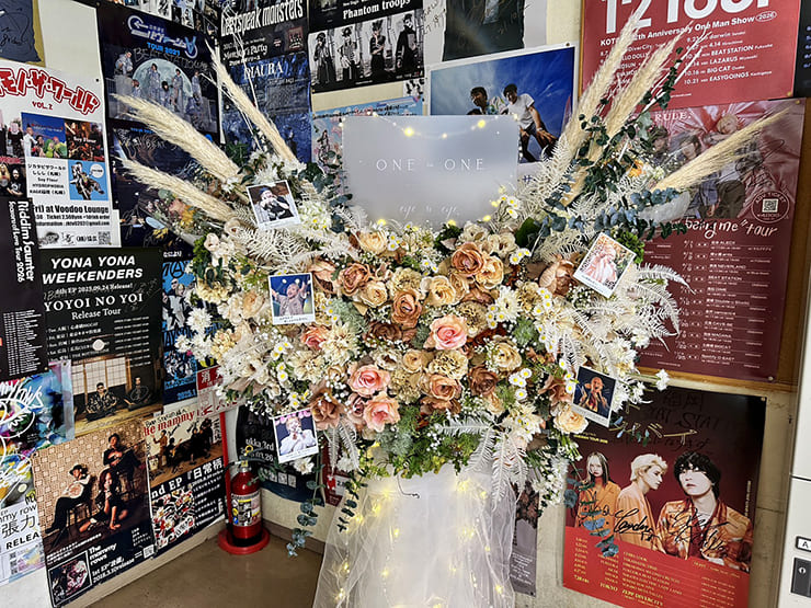 acane様のライブ公演祝いフラスタ @福岡BEAT STATION