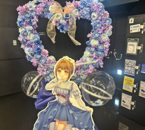 月音こな様の生誕祭祝いハートリースフラスタ @Zepp Haneda
