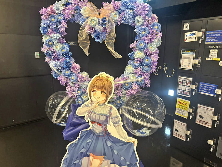 月音こな様の生誕祭祝いハートリースフラスタ @Zepp Haneda