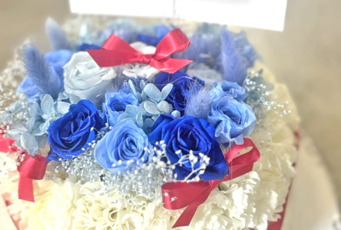 月音こな様の生誕祭祝い花 フラワーケーキアレンジ @Zepp Haneda