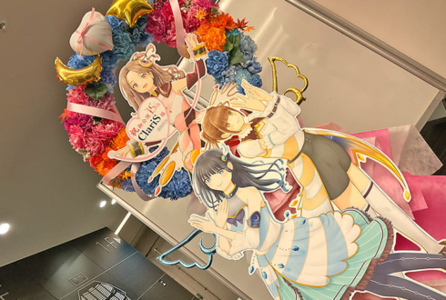 ClariS様のライブ公演祝いリースフラスタ @オリックス劇場