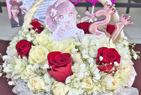 乃木坂46 菅原咲月様のリアルミーグリ開催祝い花 フラワーケーキ @幕張メッセ