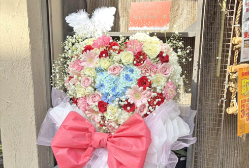 坂口涼太郎様のミュージカル #RENT2026 出演祝い花 @シアタークリエ【 #ヲモヒヲカタチニ 花屋店頭展示】