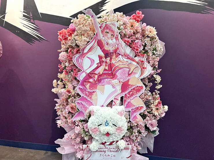 さくらみこ様のライブ公演祝い35Pモチーフフラスタ @Kアリーナ横浜