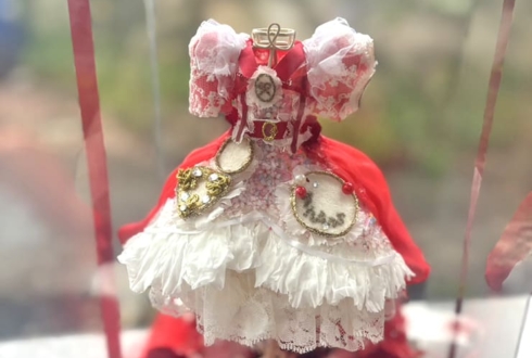 FRUITS ZIPPER 月足天音様の生誕祭祝い花 衣装再現プリザーブドフラワーミニトルソーアレンジ @福岡サンパレス